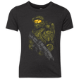 T-Shirts Vintage Black / YXS MASTER CHIEF Youth Triblend T-Shirt