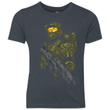 T-Shirts Vintage Navy / YXS MASTER CHIEF Youth Triblend T-Shirt
