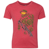 T-Shirts Vintage Red / YXS MASTER CHIEF Youth Triblend T-Shirt