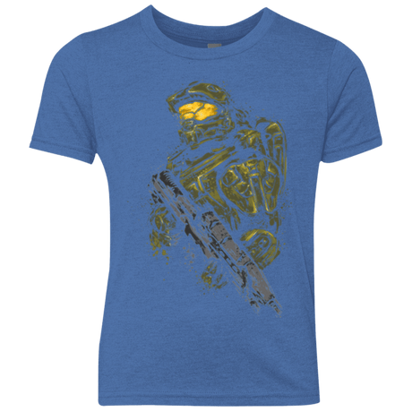T-Shirts Vintage Royal / YXS MASTER CHIEF Youth Triblend T-Shirt