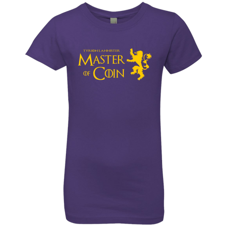 T-Shirts Purple Rush / YXS Master of Coin Girls Premium T-Shirt