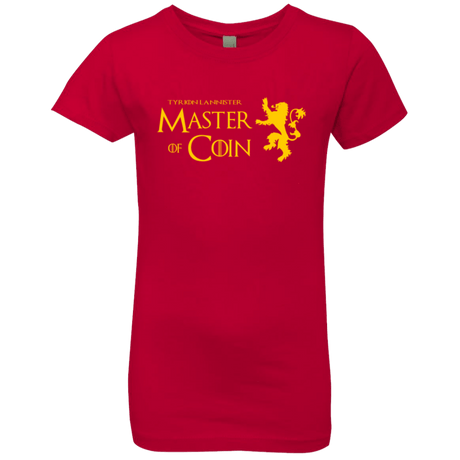 T-Shirts Red / YXS Master of Coin Girls Premium T-Shirt