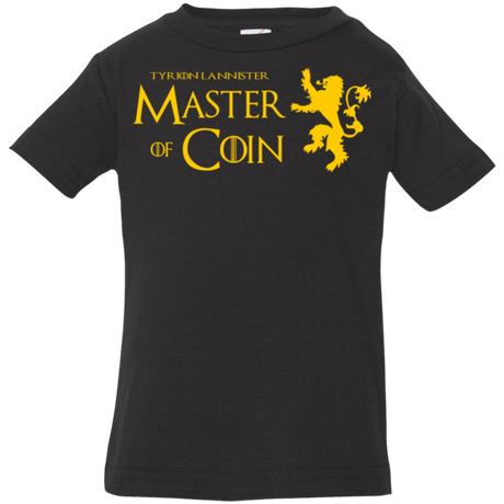 T-Shirts Black / 6 Months Master of Coin Infant Premium T-Shirt