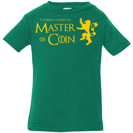 T-Shirts Kelly / 6 Months Master of Coin Infant Premium T-Shirt