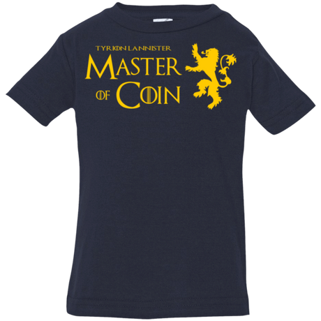 T-Shirts Navy / 6 Months Master of Coin Infant Premium T-Shirt