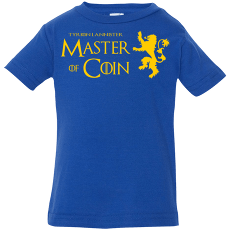 T-Shirts Royal / 6 Months Master of Coin Infant Premium T-Shirt