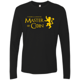 T-Shirts Black / Small Master of Coin Men's Premium Long Sleeve