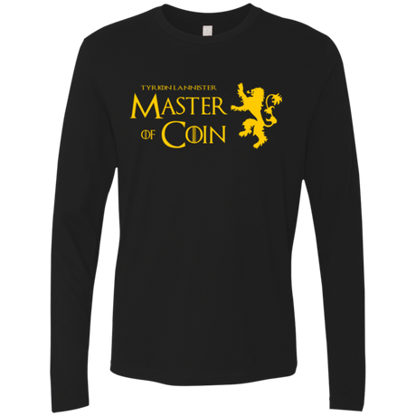 T-Shirts Black / Small Master of Coin Men's Premium Long Sleeve