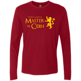 T-Shirts Cardinal / Small Master of Coin Men's Premium Long Sleeve