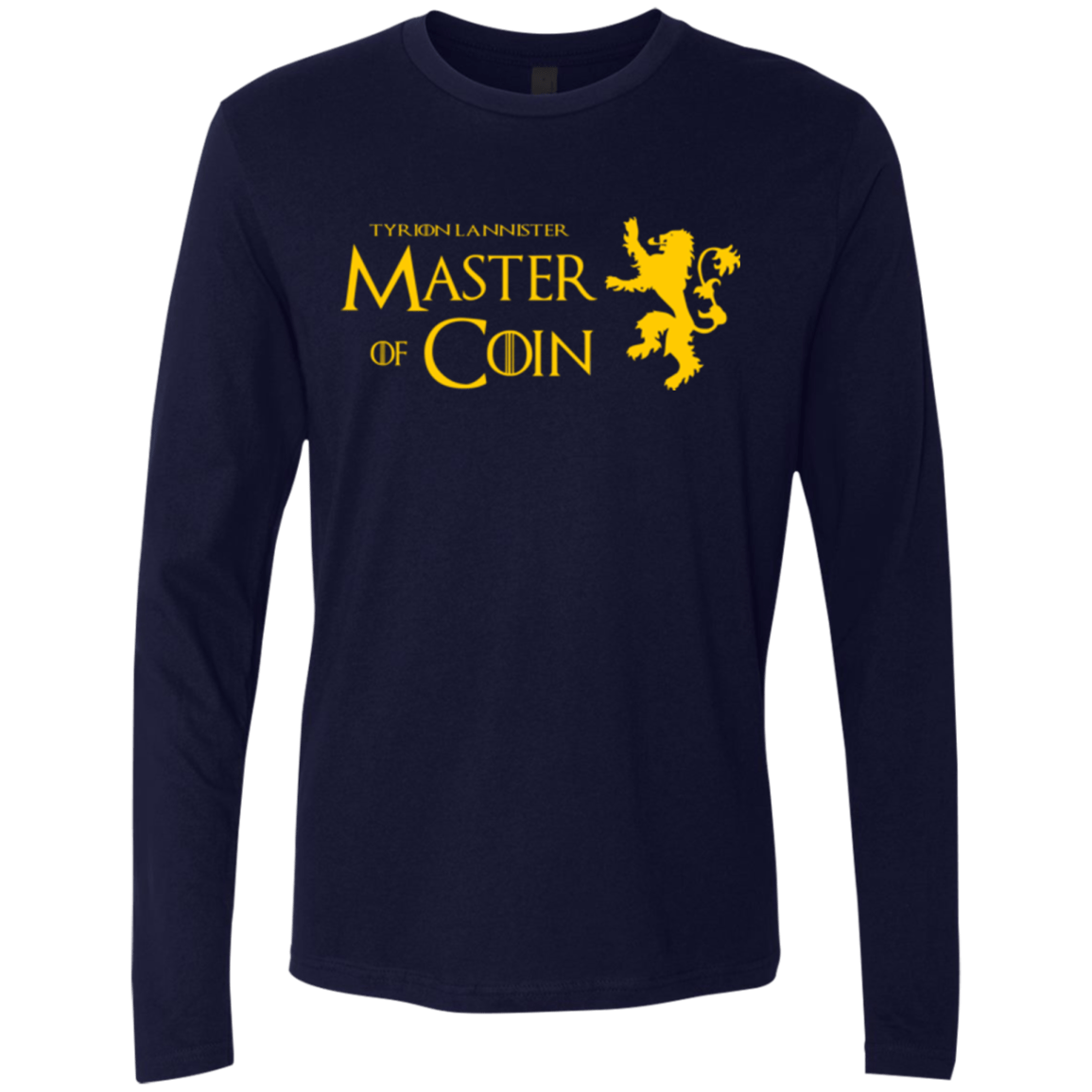 T-Shirts Midnight Navy / Small Master of Coin Men's Premium Long Sleeve