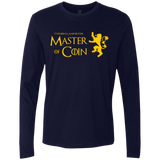 T-Shirts Midnight Navy / Small Master of Coin Men's Premium Long Sleeve