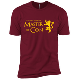T-Shirts Cardinal / X-Small Master of Coin Men's Premium T-Shirt