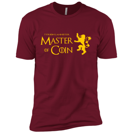 T-Shirts Cardinal / X-Small Master of Coin Men's Premium T-Shirt