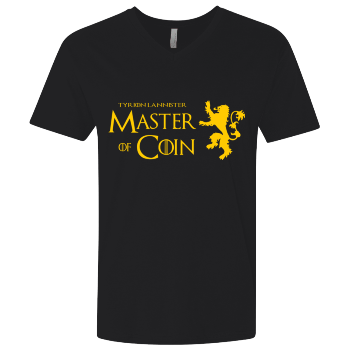 T-Shirts Black / X-Small Master of Coin Men's Premium V-Neck