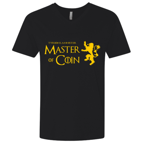 T-Shirts Black / X-Small Master of Coin Men's Premium V-Neck