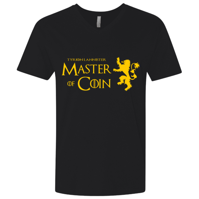 T-Shirts Black / X-Small Master of Coin Men's Premium V-Neck