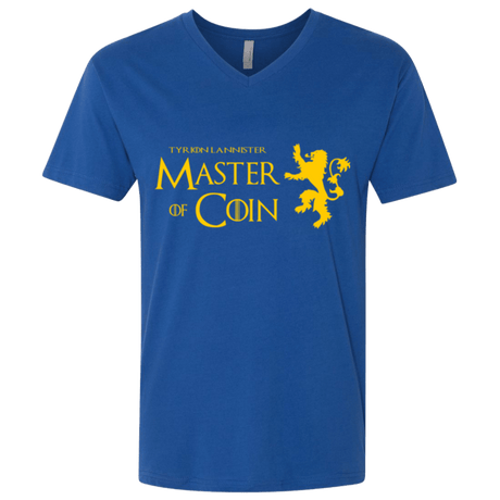 T-Shirts Royal / X-Small Master of Coin Men's Premium V-Neck