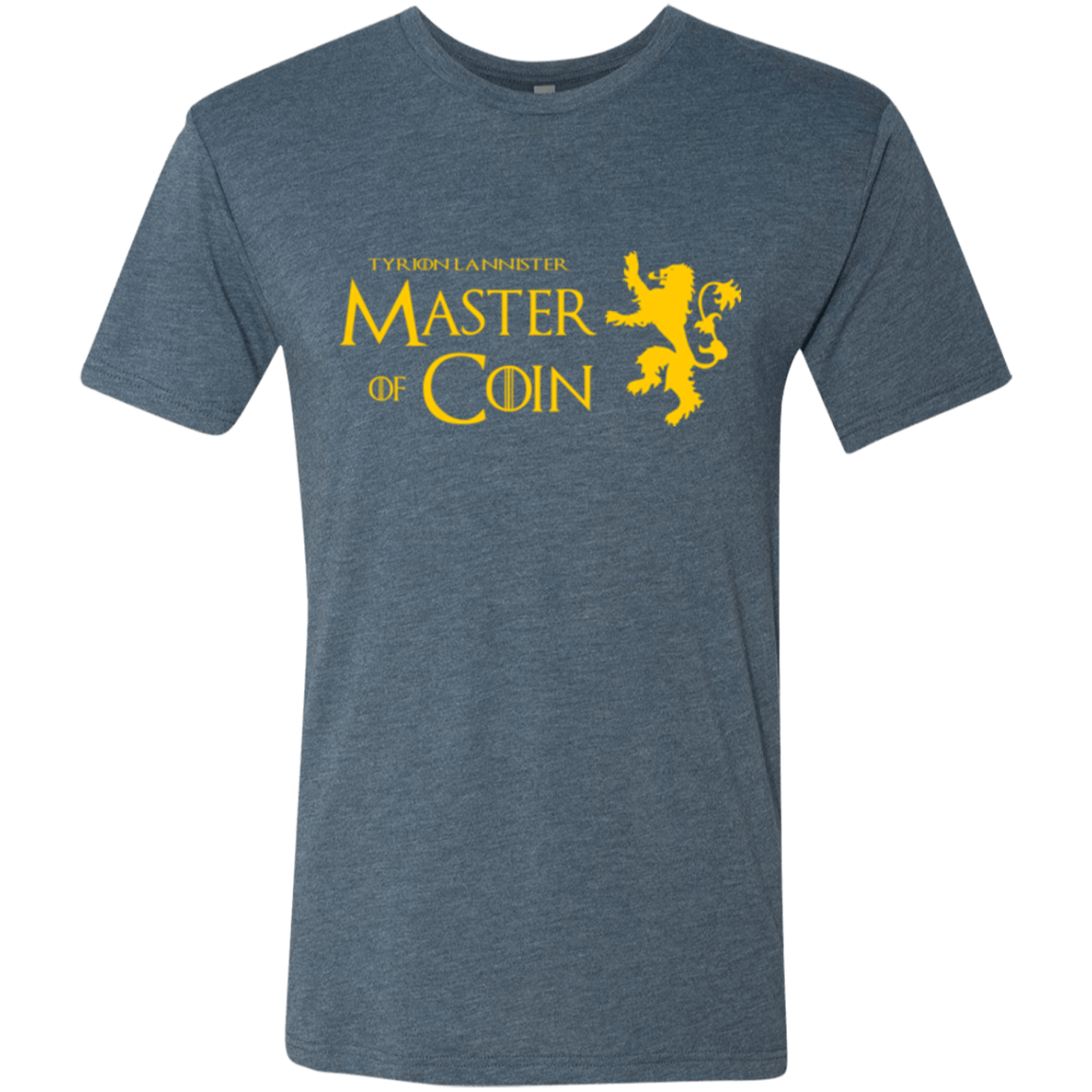 T-Shirts Indigo / Small Master of Coin Men's Triblend T-Shirt