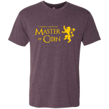 T-Shirts Vintage Purple / Small Master of Coin Men's Triblend T-Shirt
