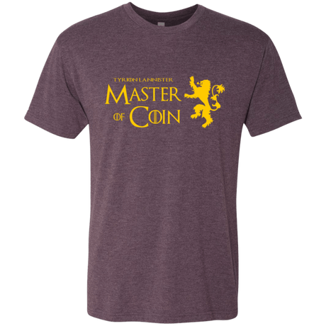 T-Shirts Vintage Purple / Small Master of Coin Men's Triblend T-Shirt