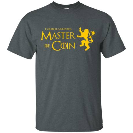 T-Shirts Dark Heather / Small Master of Coin T-Shirt