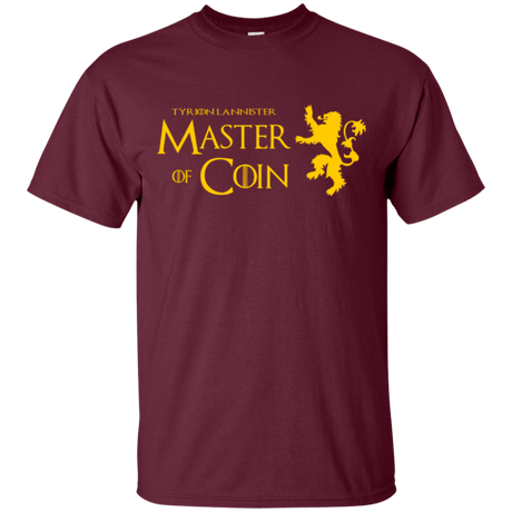 T-Shirts Maroon / Small Master of Coin T-Shirt