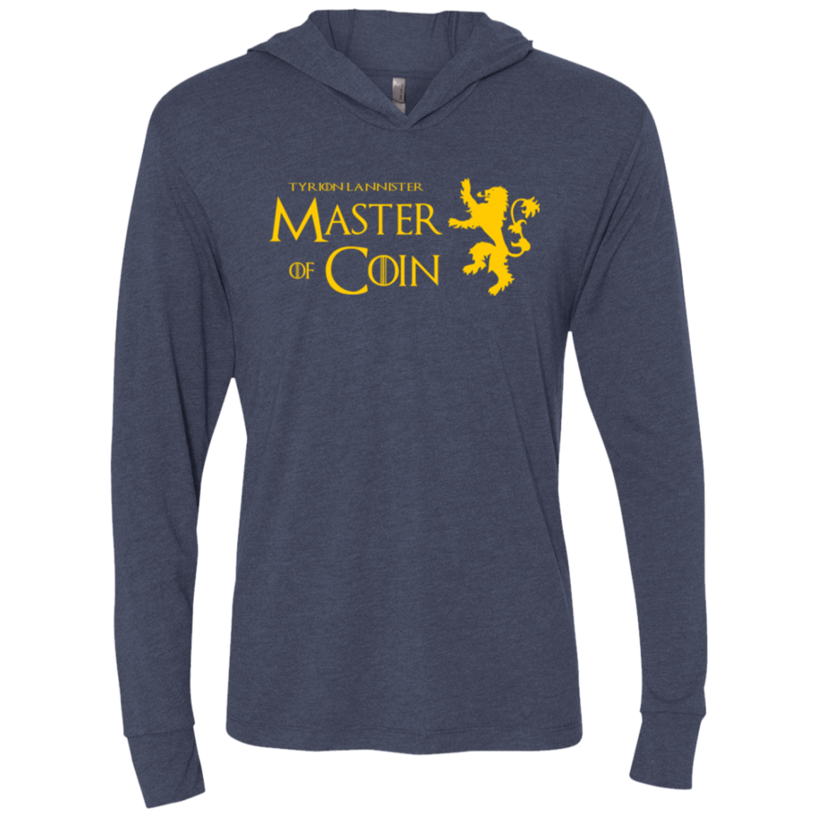 T-Shirts Vintage Navy / X-Small Master of Coin Triblend Long Sleeve Hoodie Tee
