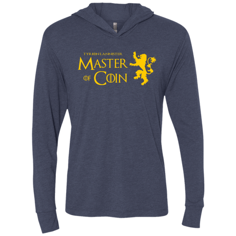 T-Shirts Vintage Navy / X-Small Master of Coin Triblend Long Sleeve Hoodie Tee