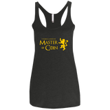 T-Shirts Vintage Black / X-Small Master of Coin Women's Triblend Racerback Tank