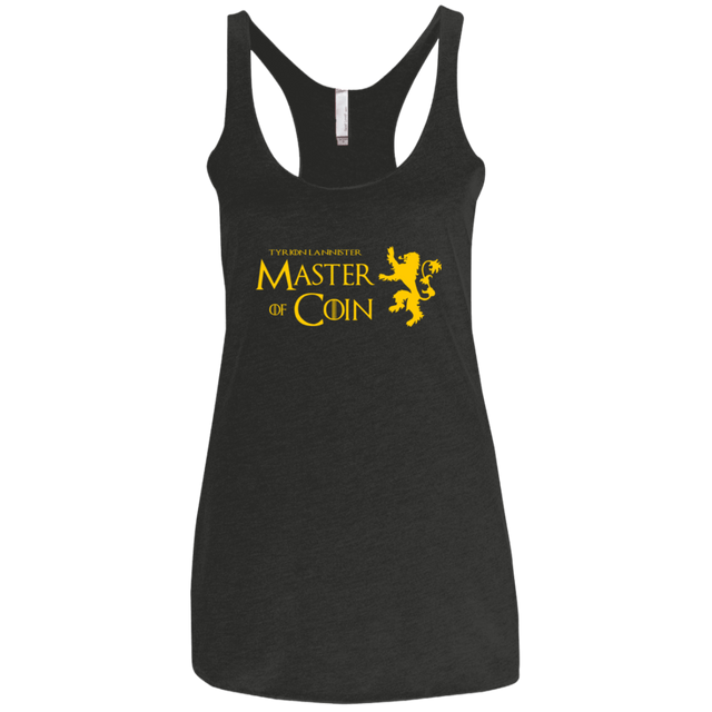 T-Shirts Vintage Black / X-Small Master of Coin Women's Triblend Racerback Tank