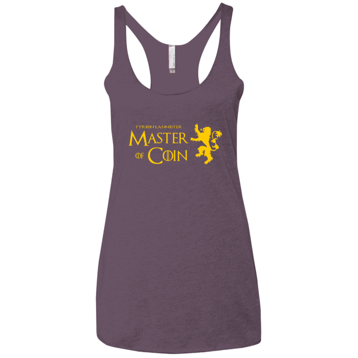 T-Shirts Vintage Purple / X-Small Master of Coin Women's Triblend Racerback Tank