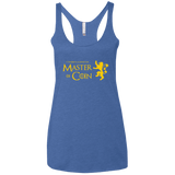 T-Shirts Vintage Royal / X-Small Master of Coin Women's Triblend Racerback Tank