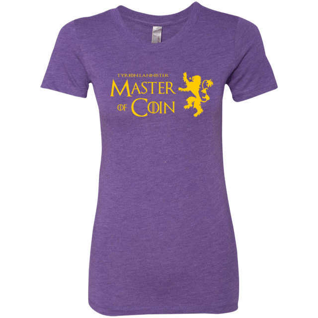 T-Shirts Purple Rush / Small Master of Coin Women's Triblend T-Shirt