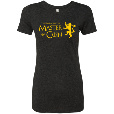 T-Shirts Vintage Black / Small Master of Coin Women's Triblend T-Shirt
