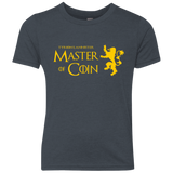 T-Shirts Vintage Navy / YXS Master of Coin Youth Triblend T-Shirt