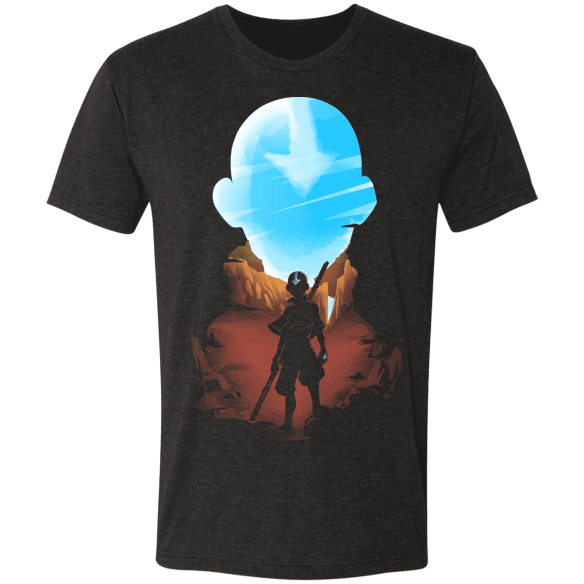 T-Shirts Vintage Black / S Master Of Elements Men's Triblend T-Shirt