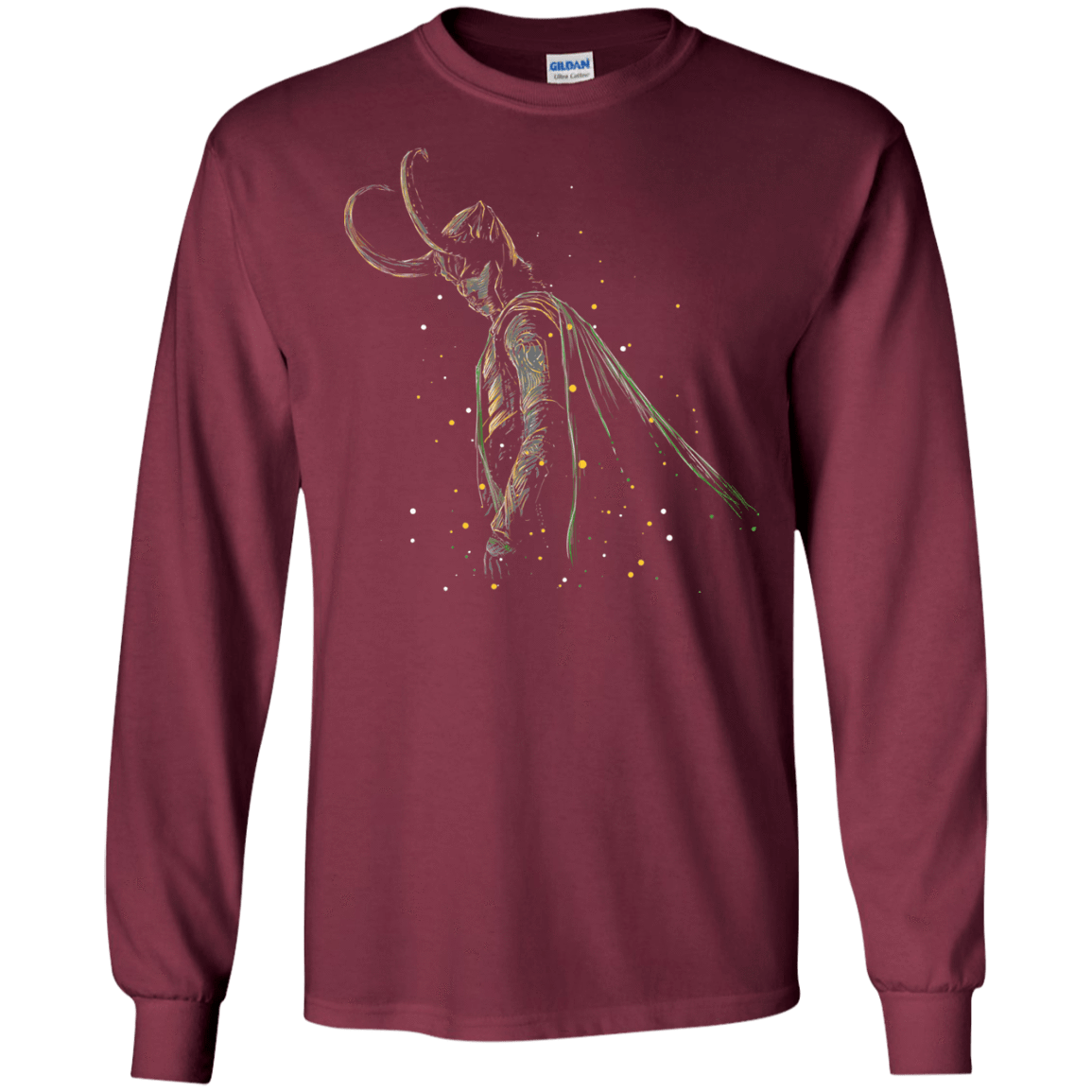 T-Shirts Maroon / S Master of Illusions Men's Long Sleeve T-Shirt