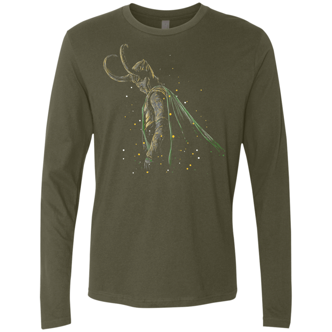 T-Shirts Military Green / S Master of Illusions Men's Premium Long Sleeve