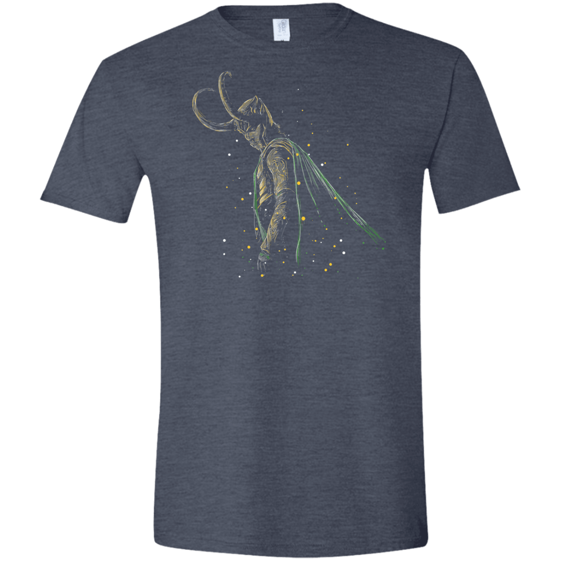 T-Shirts Heather Navy / S Master of Illusions Men's Semi-Fitted Softstyle