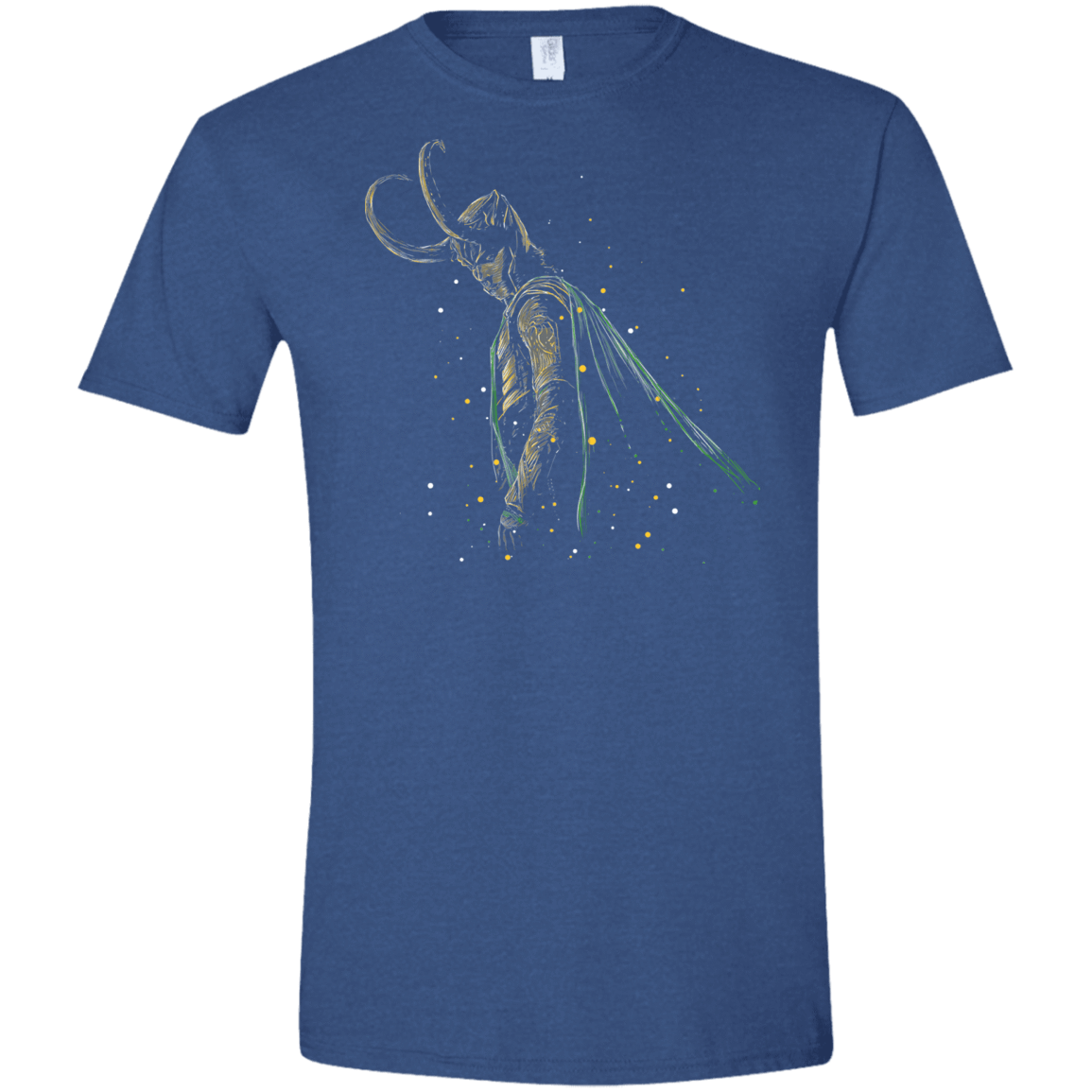 T-Shirts Heather Royal / X-Small Master of Illusions Men's Semi-Fitted Softstyle