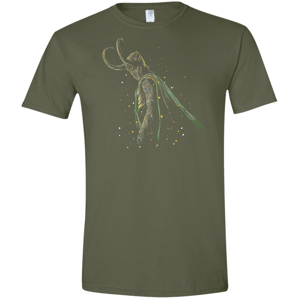 T-Shirts Military Green / S Master of Illusions Men's Semi-Fitted Softstyle