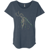 T-Shirts Indigo / X-Small Master of Illusions Triblend Dolman Sleeve