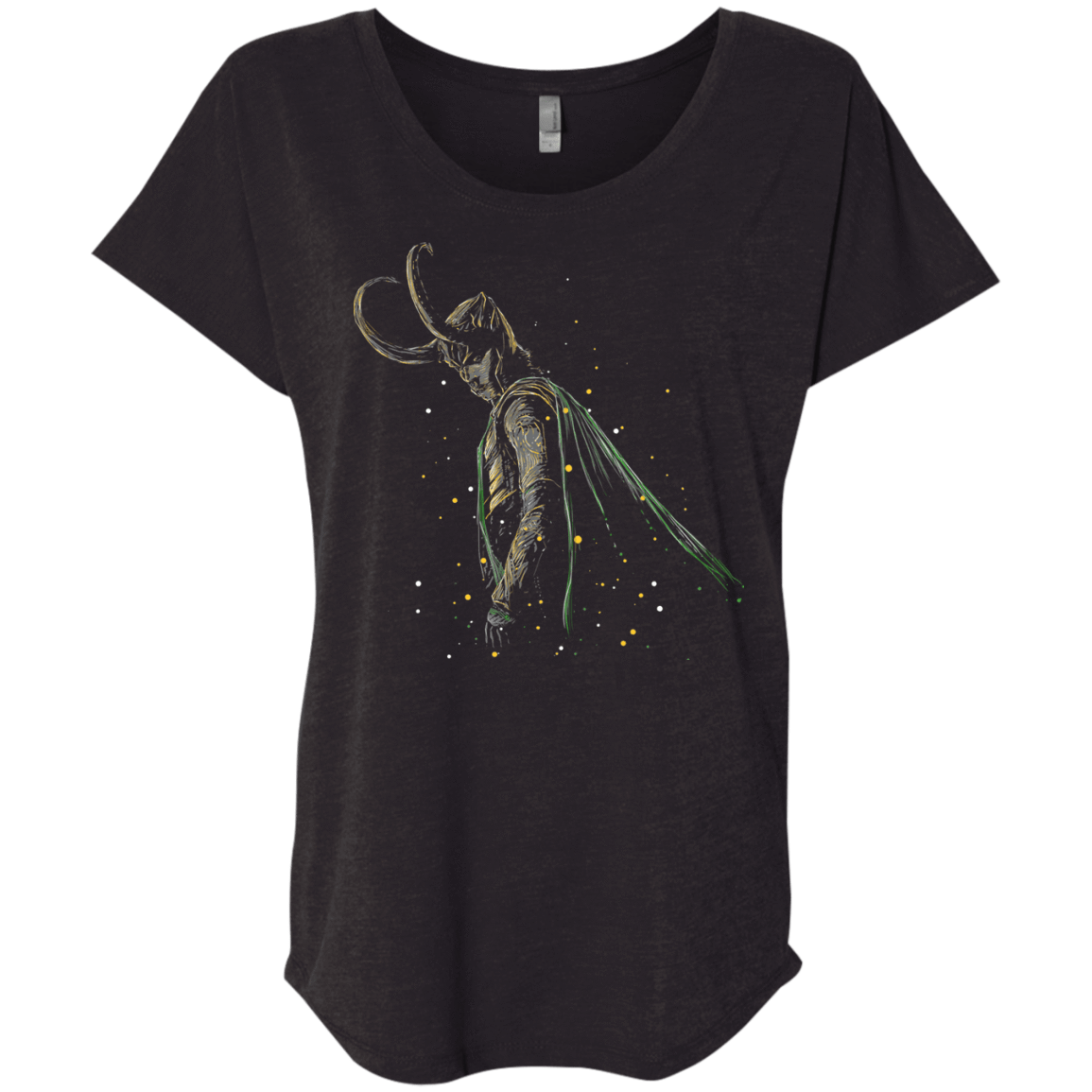 T-Shirts Vintage Black / X-Small Master of Illusions Triblend Dolman Sleeve