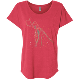 T-Shirts Vintage Red / X-Small Master of Illusions Triblend Dolman Sleeve