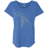 T-Shirts Vintage Royal / X-Small Master of Illusions Triblend Dolman Sleeve