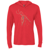 T-Shirts Vintage Red / X-Small Master of Illusions Triblend Long Sleeve Hoodie Tee