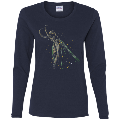 T-Shirts Navy / S Master of Illusions Women's Long Sleeve T-Shirt