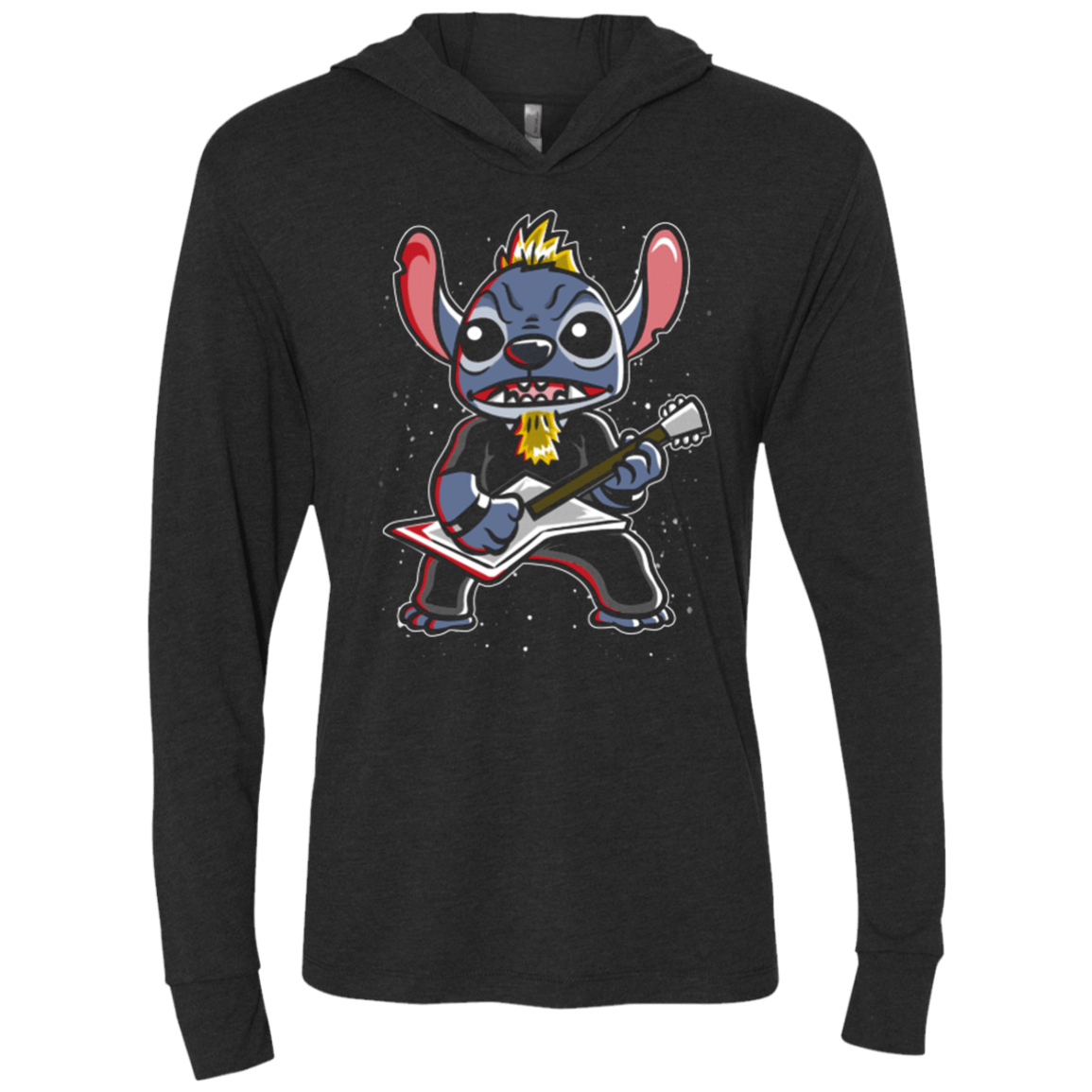 T-Shirts Vintage Black / X-Small Master of Space Triblend Long Sleeve Hoodie Tee