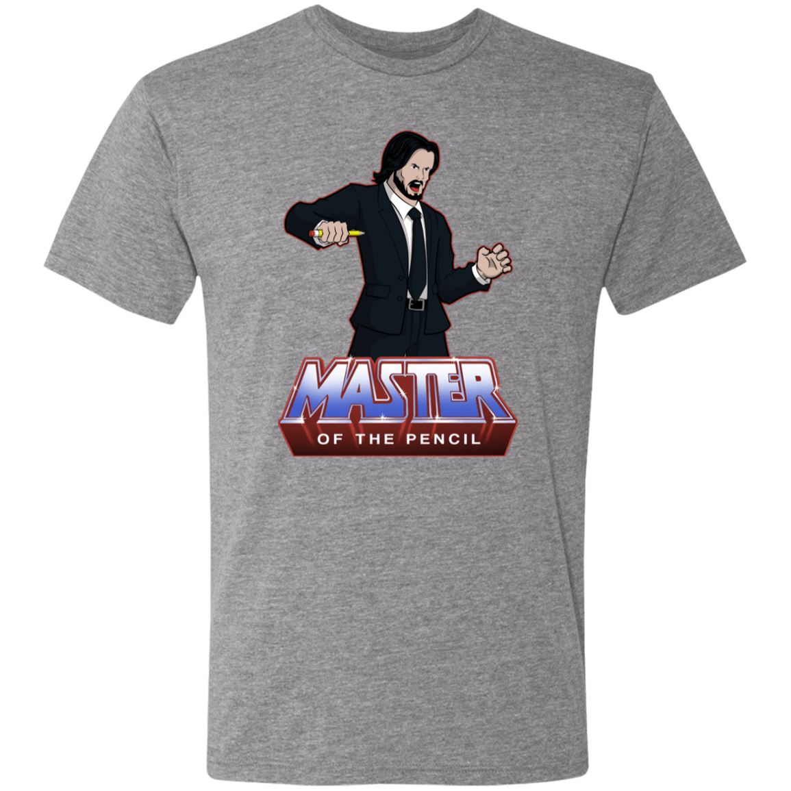 T-Shirts Premium Heather / S Master of the Pencil Men's Triblend T-Shirt