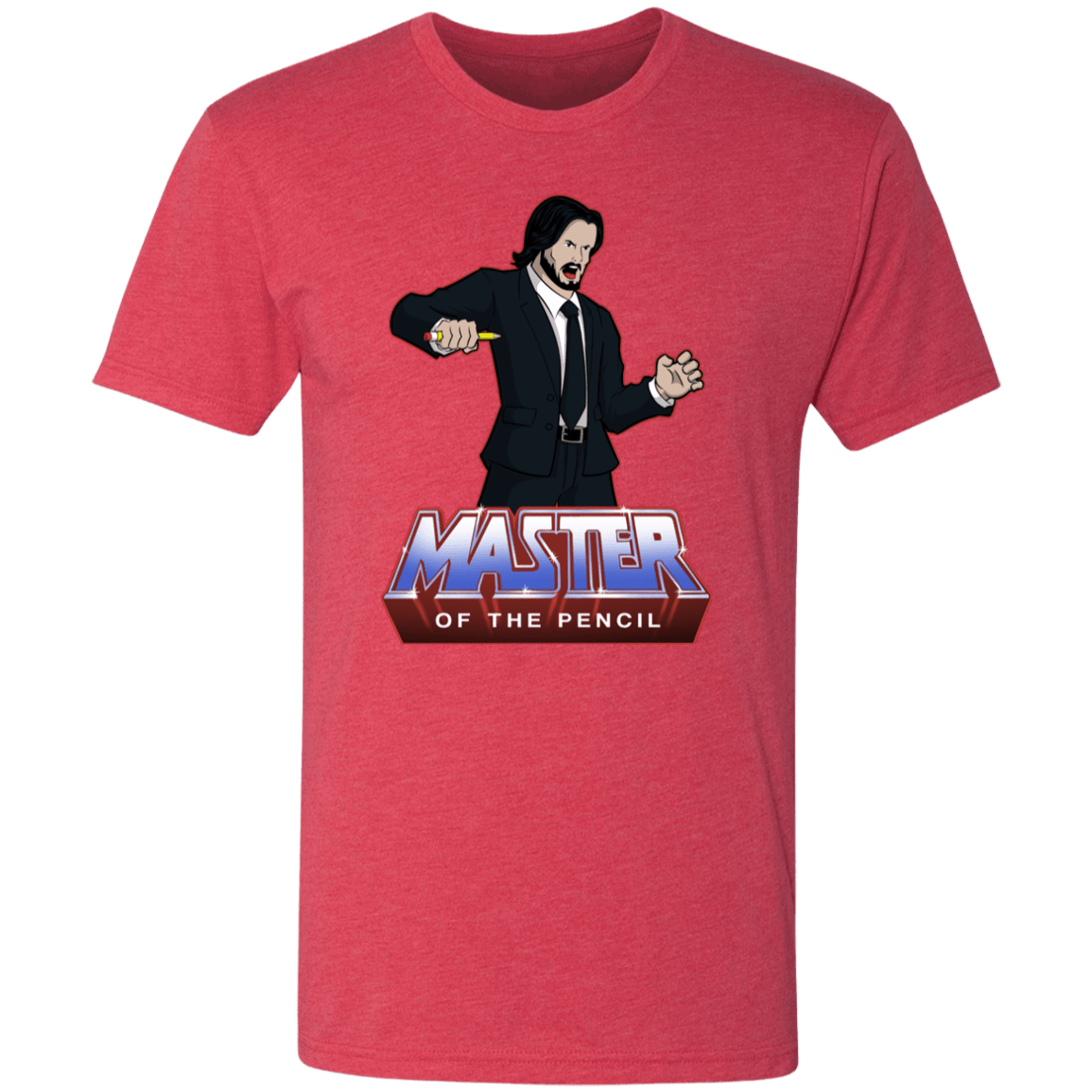 T-Shirts Vintage Red / S Master of the Pencil Men's Triblend T-Shirt
